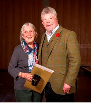 Photo by Guy Harrop. Simon Weston and Anne Davies at Westward Housing Group's annual awards.